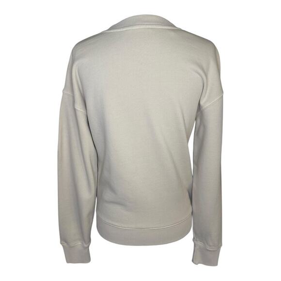 NEW Madewell Women’s XXS The McCarren Midweight Crewneck Sweatshirt In Parchment - Picture 4 of 9